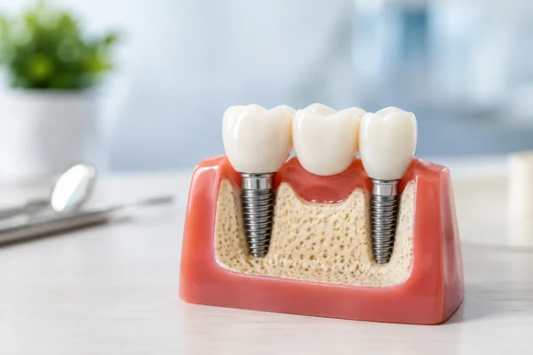 Implant Bridge Example: Replacing Three Teeth